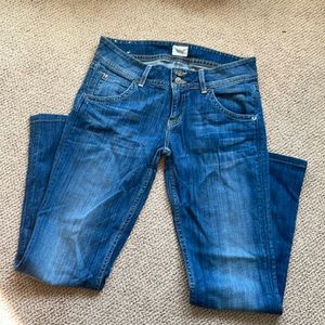 Hudson low cut boot cut denim jeans